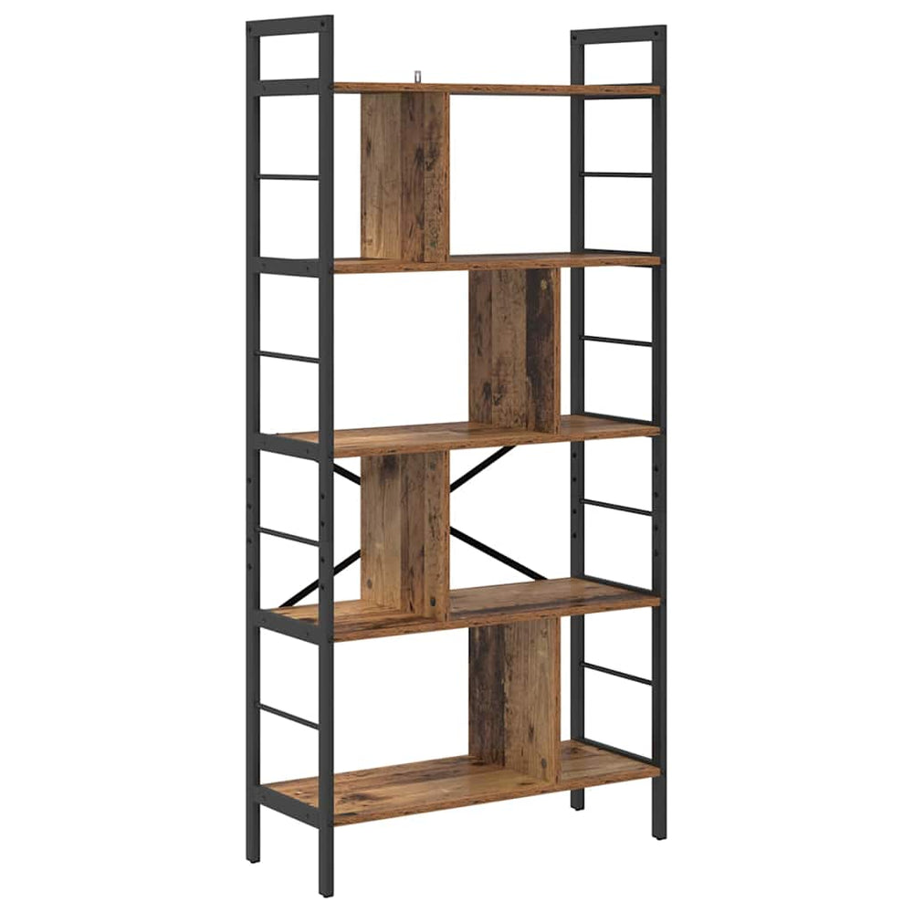 Bücherregal Altholz 75x30x156 cm