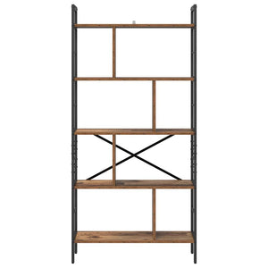 Bücherregal Altholz 75x30x156 cm