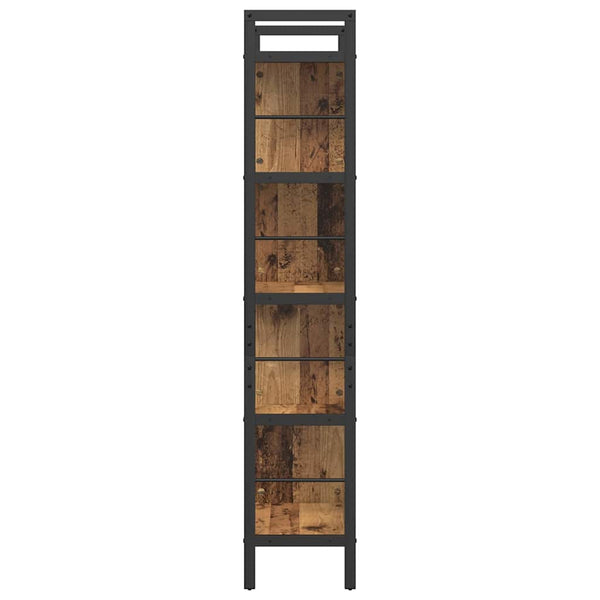Bücherregal Altholz 75x30x156 cm