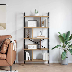 Bücherregal Artisan Eiche 75x30x156 cm