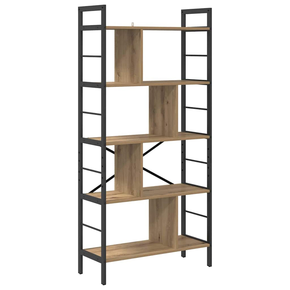 Bücherregal Artisan Eiche 75x30x156 cm
