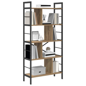 Bücherregal Artisan Eiche 75x30x156 cm