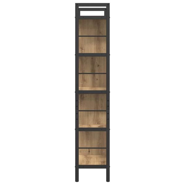 Bücherregal Artisan Eiche 75x30x156 cm