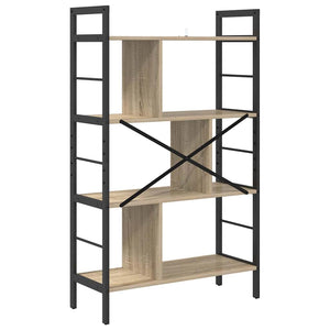 Bücherregal Sonoma Eiche 75x30x123,5 cm