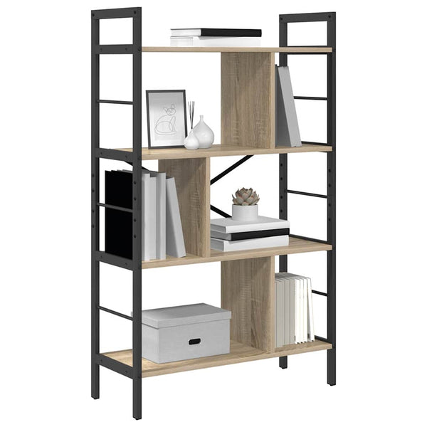 Bücherregal Sonoma Eiche 75x30x123,5 cm