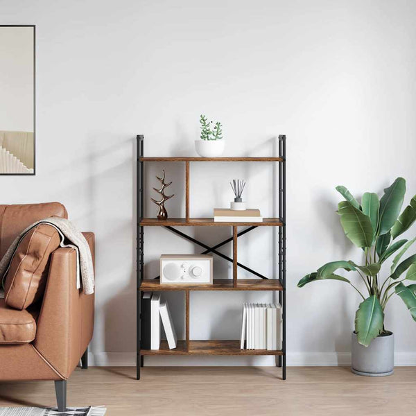 Bücherregal Geräucherte Eiche 75 cm