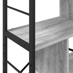 Bücherregal Grau Sonoma 75x30x123,5cm