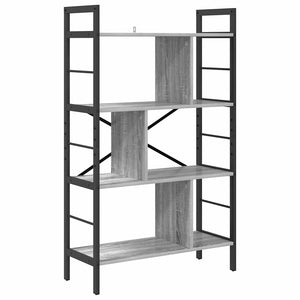 Bücherregal Grau Sonoma 75x30x123,5cm