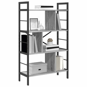 Bücherregal Grau Sonoma 75x30x123,5cm