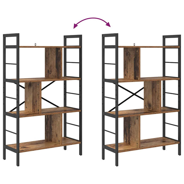Bücherregal Altholz 75 cm