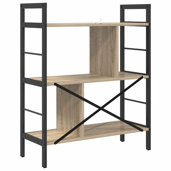 Bücherregal Sonoma Eiche 75x91 cm