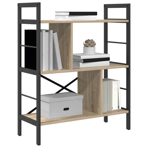 Bücherregal Sonoma Eiche 75x91 cm