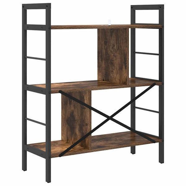 Bücherregal Geräucherte Eiche 75x30x91cm