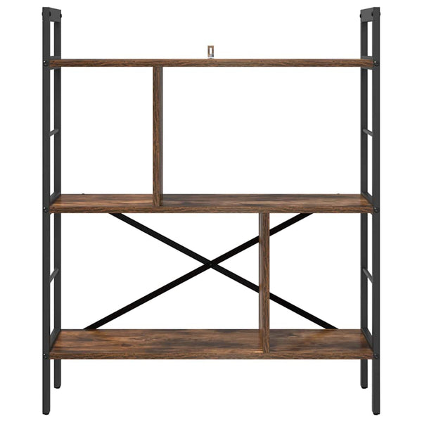 Bücherregal Geräucherte Eiche 75x30x91cm