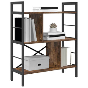 Bücherregal Geräucherte Eiche 75x30x91cm