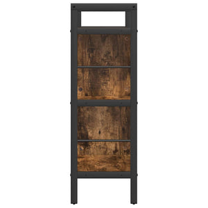 Bücherregal Geräucherte Eiche 75x30x91cm