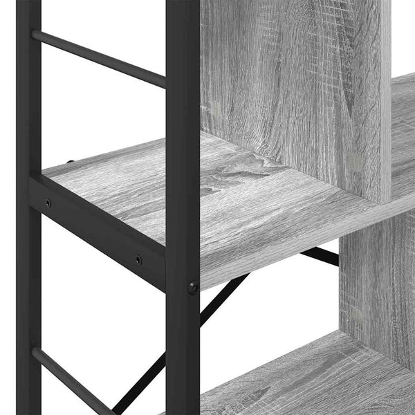 Bücherregal Grau Sonoma 75x91 cm