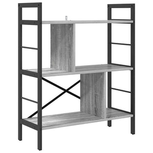 Bücherregal Grau Sonoma 75x91 cm
