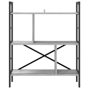Bücherregal Grau Sonoma 75x91 cm