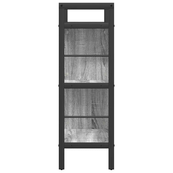 Bücherregal Grau Sonoma 75x91 cm