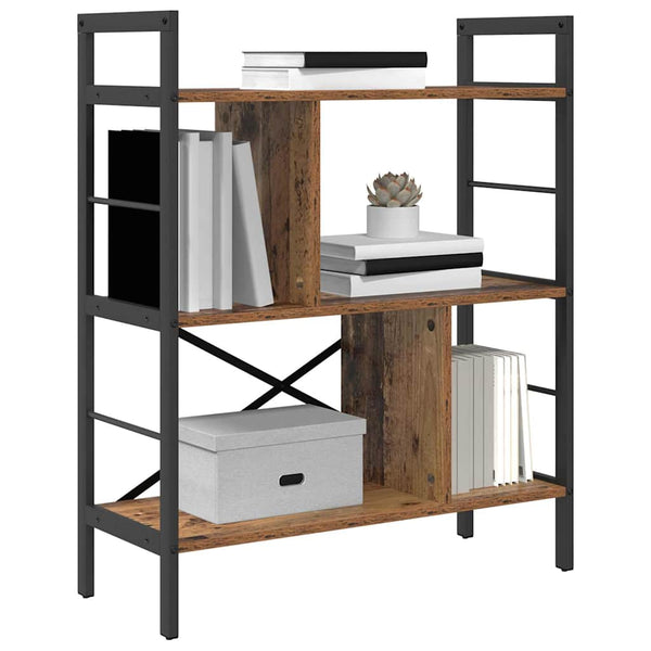 Bücherregal Altholz 75x30x91cm