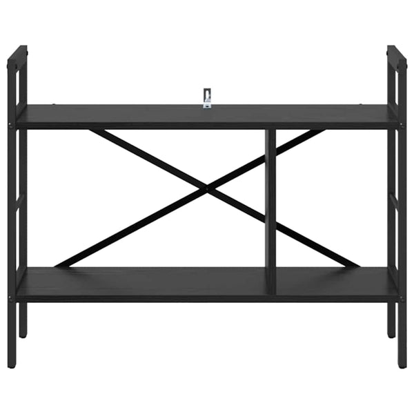 Bücherregal Schwarz Eichen-Optik
