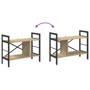 Bücherregal Sonoma Eiche 75 cm