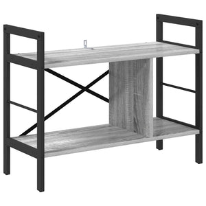 Bücherregal Grau Sonoma 75 cm