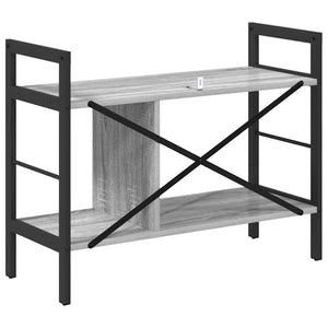 Bücherregal Grau Sonoma 75 cm