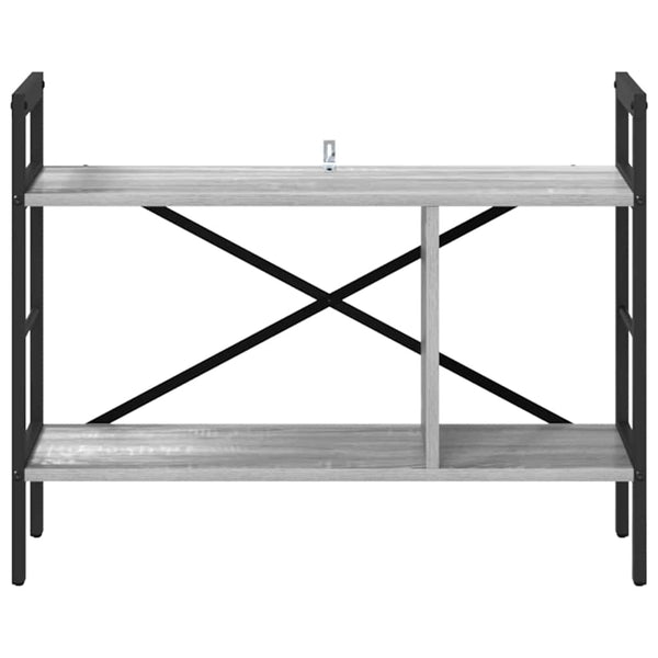 Bücherregal Grau Sonoma 75 cm