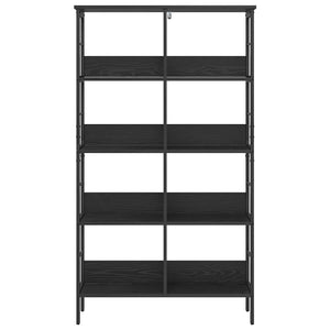 Bücherregal Schwarz Eiche 144,5 cm Hoch