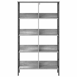 Bücherregal Grau Sonoma 82x32x144,5 cm