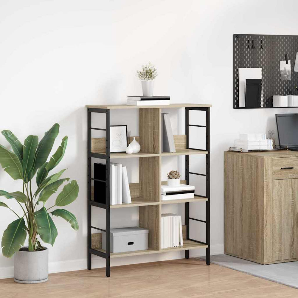 Sonoma Eiche Bücherregal, 112 cm