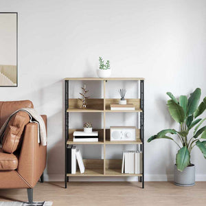 Sonoma Eiche Bücherregal, 112 cm