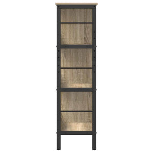 Sonoma Eiche Bücherregal, 112 cm