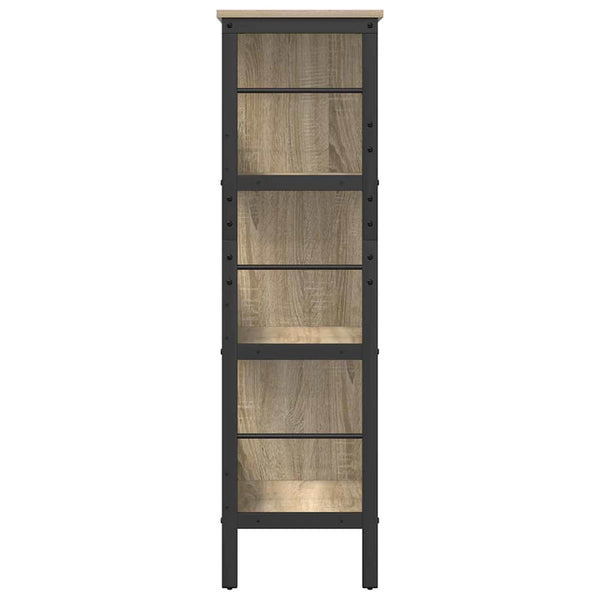 Sonoma Eiche Bücherregal, 112 cm