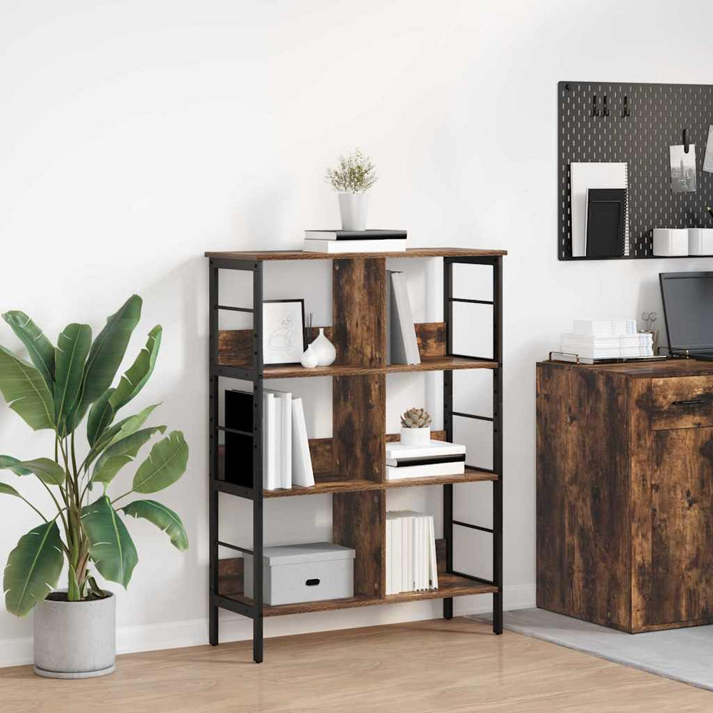 Bücherregal Geräucherte Eiche 82x32x112cm