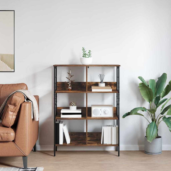 Bücherregal Geräucherte Eiche 82x32x112cm