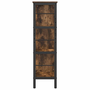 Bücherregal Geräucherte Eiche 82x32x112cm