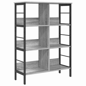 Bücherregal Grau Sonoma 82x32x112cm