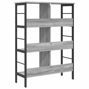 Bücherregal Grau Sonoma 82x32x112cm
