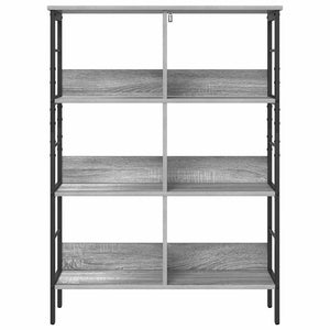 Bücherregal Grau Sonoma 82x32x112cm