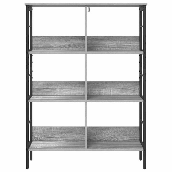 Bücherregal Grau Sonoma 82x32x112cm