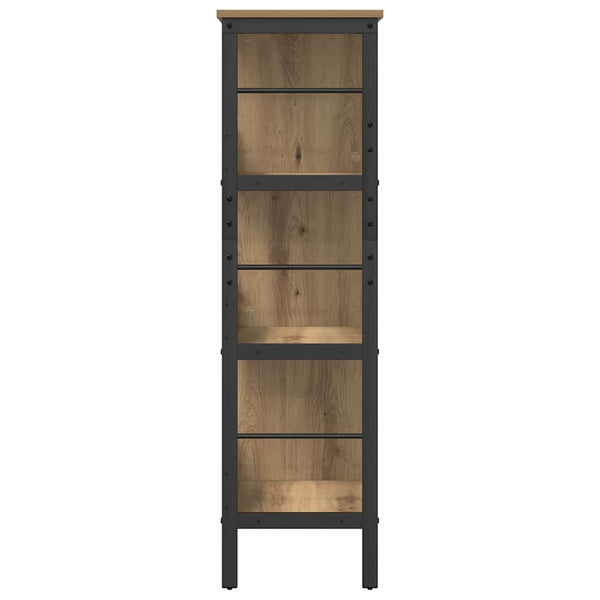 Bücherregal Artisan Eiche 82x32x112 cm