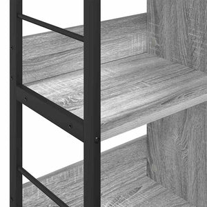 Bücherregal Grau Sonoma 82x32x79cm