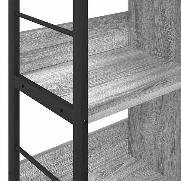 Bücherregal Grau Sonoma 82x32x79cm