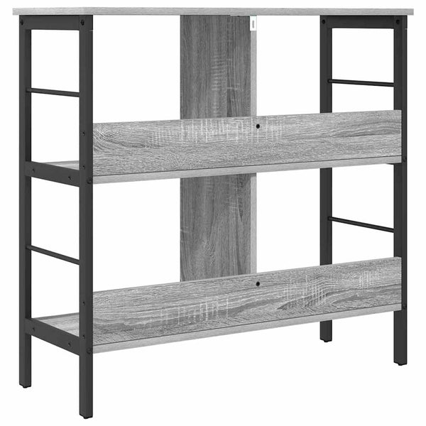 Bücherregal Grau Sonoma 82x32x79cm