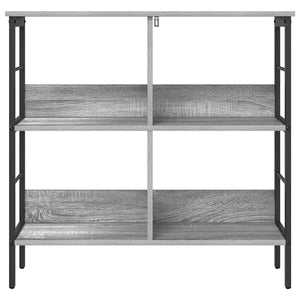 Bücherregal Grau Sonoma 82x32x79cm
