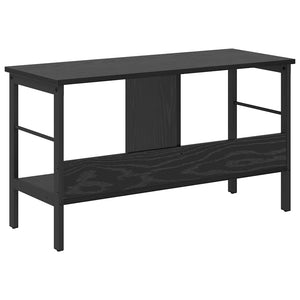 Bücherregal Schwarz Eichen-Optik