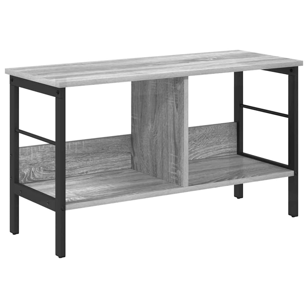 Graues Bücherregal Sonoma, 82 cm